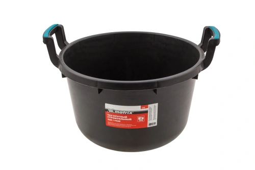 Таз круглый строительный гибкий с ручками, 30 л Matrix по ценам производителя в Екатеринбурге с доставкой по всей России
