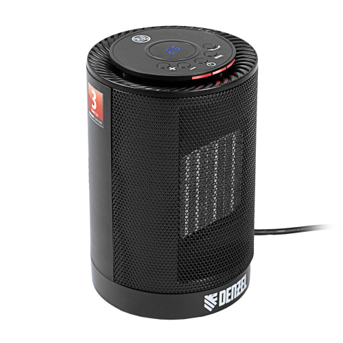 Тепловентилятор электрический керамический DTFC-1200, 3 режима, вентилятор, нагрев 600/1200 Вт Denzel по ценам производителя в Екатеринбурге с доставкой по всей России