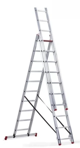 Лестница 3-х секционная алюминиевая 3*10 по ценам производителя в Екатеринбурге с доставкой по всей России