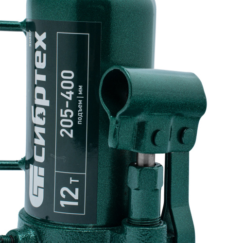 Домкрат гидравлический бутылочный, 12 т, 205-400 мм Сибртех по ценам производителя в Екатеринбурге с доставкой по всей России