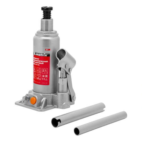 Домкрат гидравлический бутылочный, 3 т, h подъема 178-343 мм, в пластиковом кейсе Matrix по ценам производителя в Екатеринбурге с доставкой по всей России