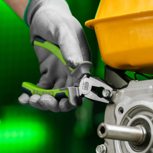 Плоскогубцы комбинированные, 160 мм, фосфатирование, трехкомпонентные рукоятки Сибртех по ценам производителя в Екатеринбурге с доставкой по всей России