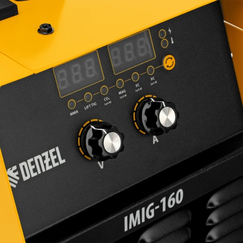 Аппарат инвертор. полуавтомат. cварки IMIG-160 Synergy, 160 А, ПВ 60%, катушка 5 кг Denzel по ценам производителя в Екатеринбурге с доставкой по всей России