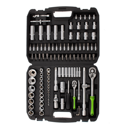 Набор инструмента, 1/2", 1/4", пластиковый кейс, 108 предметов Сибртех по ценам производителя в Екатеринбурге с доставкой по всей России