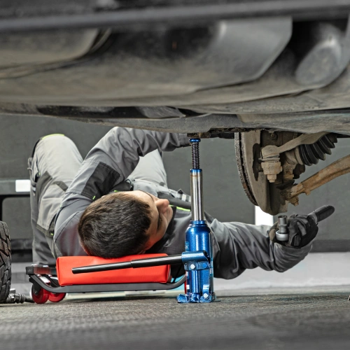 Домкрат гидравлический бутылочный, 4 т, h подъема 188-363 мм, в пластиковом кейсе Stels по ценам производителя в Екатеринбурге с доставкой по всей России