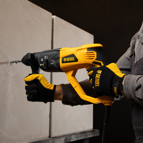 Перфоратор электрический RH-1050-26, SDS-plus, 1050 Вт, 3.2 Дж, 3 плюс 1 режим Denzel по ценам производителя в Екатеринбурге с доставкой по всей России