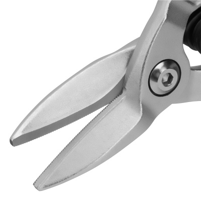 Ножницы по металлу, 270 мм, прямой рез, сталь-CrMo, трехкомпонентные рукоятки Denzel по ценам производителя в Екатеринбурге с доставкой по всей России