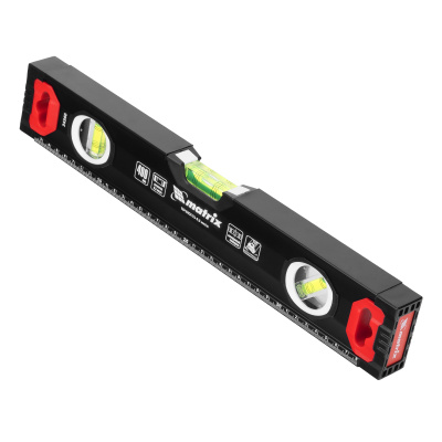 Уровень алюминиевый, усиленный, фрезерованный, 3 глазка, 400 мм Matrix по ценам производителя в Екатеринбурге с доставкой по всей России