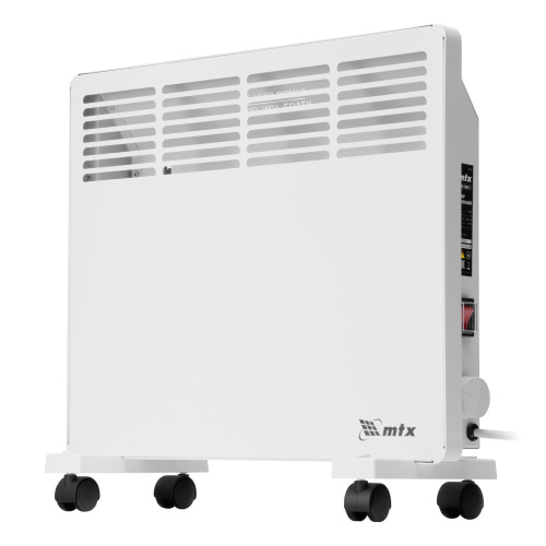 Конвектор электрический КМ-1000.1, 230 В, 1000 Вт, X-образный нагреватель, колеса, термостат MTX по ценам производителя в Екатеринбурге с доставкой по всей России