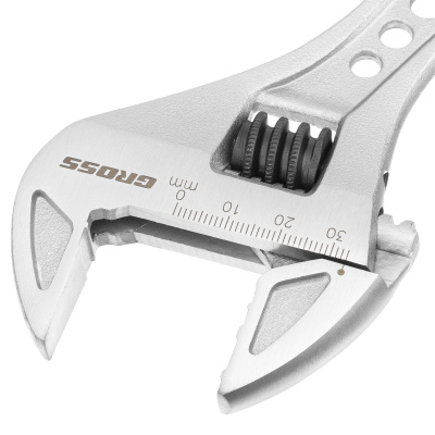 Ключ разводной, 250 мм, CrV, двухкомпонентная ручка Gross по ценам производителя в Екатеринбурге с доставкой по всей России