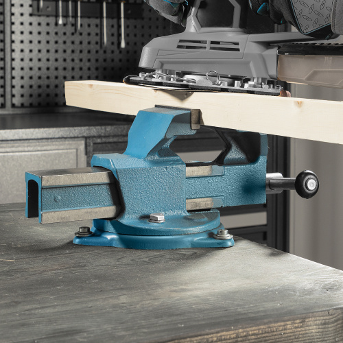 Тиски слесарные, 100 мм, поворотные (Глазов) по ценам производителя в Екатеринбурге с доставкой по всей России