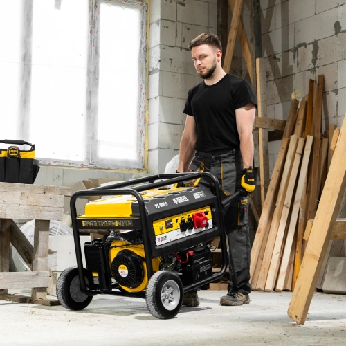 Генератор бензиновый PS 80 E-3, 6.6 кВт, 400 В, 25 л, электростартер Denzel по ценам производителя в Екатеринбурге с доставкой по всей России
