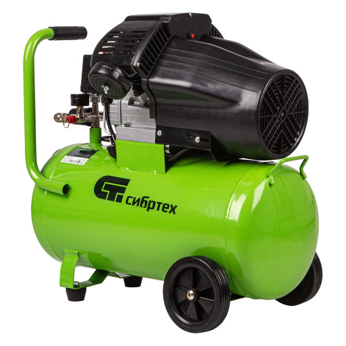 Компрессор воздушный КК-2200/50, 2.2 кВт, 350 л/мин, 50 л, прямой привод, масляный Сибртех по ценам производителя в Екатеринбурге с доставкой по всей России