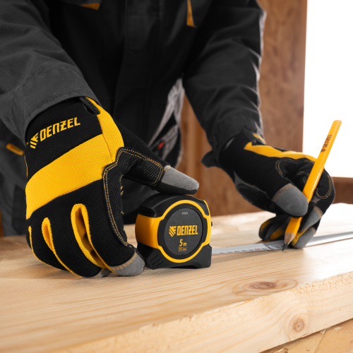 Рулетка 5м х 19мм, двухкомп. корпус, магнитный обрезиненный зацеп Denzel по ценам производителя в Екатеринбурге с доставкой по всей России