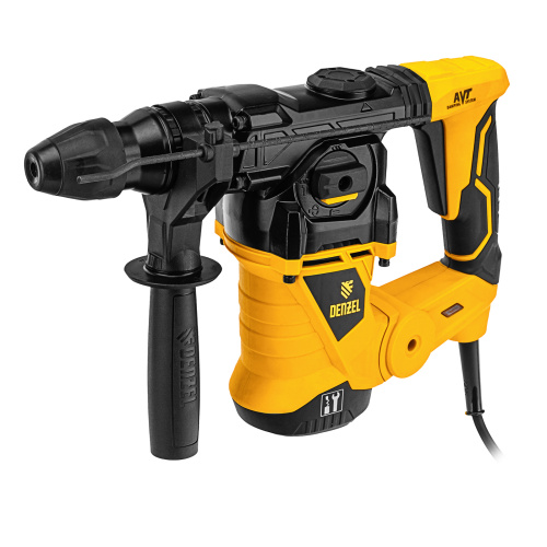 Перфоратор электрический RHV-1250-30, SDS-plus, 1250 Вт, 5 Дж, 3 плюс 1 режим Denzel по ценам производителя в Екатеринбурге с доставкой по всей России