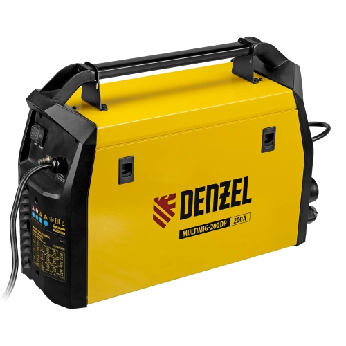 Аппарат инвертор. полуавтомат. сварки MultiMIG-200DP Synergy Double Pulse, 200 А, ПВ 80% Denzel по ценам производителя в Екатеринбурге с доставкой по всей России