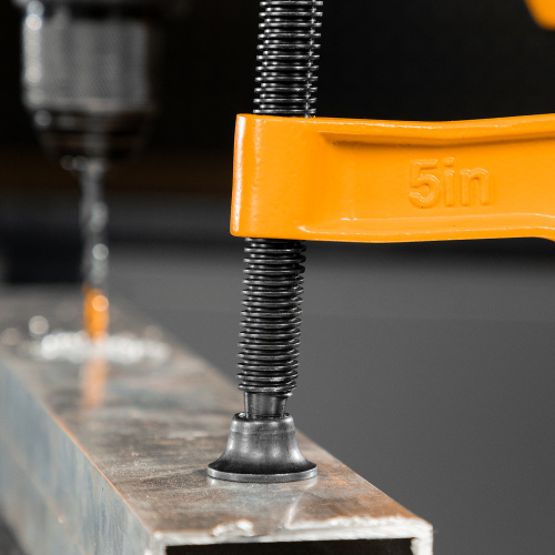 Струбцина G-образная, усиленная, 125 мм Denzel по ценам производителя в Екатеринбурге с доставкой по всей России