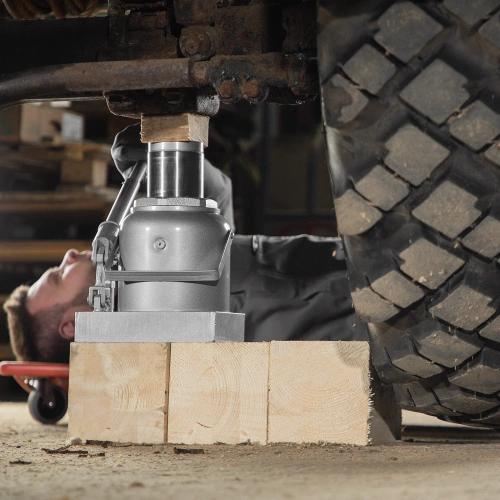 Домкрат гидравлический бутылочный, 50 т, высота подъема 240-370 мм Matrix по ценам производителя в Екатеринбурге с доставкой по всей России