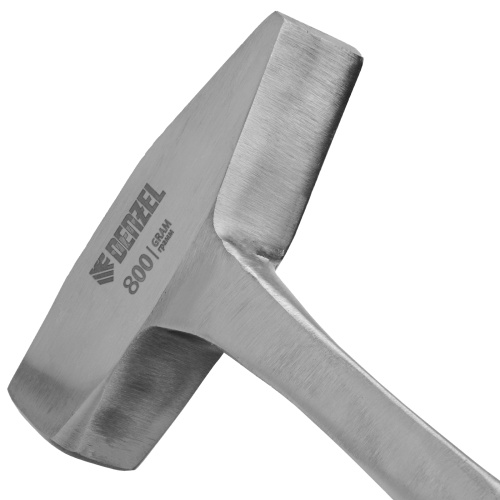 Молоток слесарный 800 г, цельнометаллический, двухкомпонентная рукоятка Denzel по ценам производителя в Екатеринбурге с доставкой по всей России