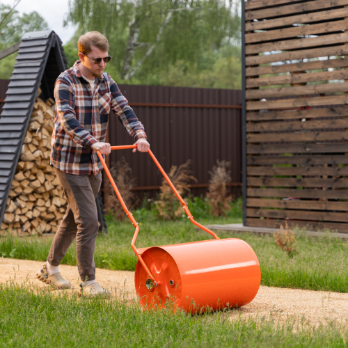 Каток газонный 70л, ручной, наливной, пробка-болт Сибртех по ценам производителя в Екатеринбурге с доставкой по всей России