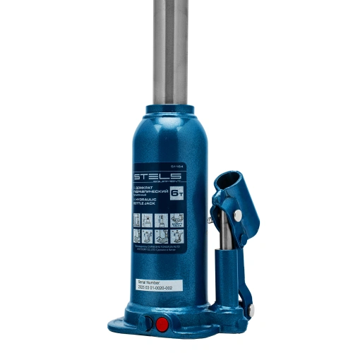 Домкрат гидравлический бутылочный, 6 т, h подъема 207-404 мм Stels по ценам производителя в Екатеринбурге с доставкой по всей России