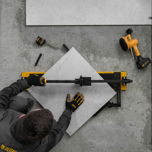 Плиткорез рельсовый 800х16мм, каретка на подш., стальная станина, усил. рукоятка-пенал Denzel по ценам производителя в Екатеринбурге с доставкой по всей России