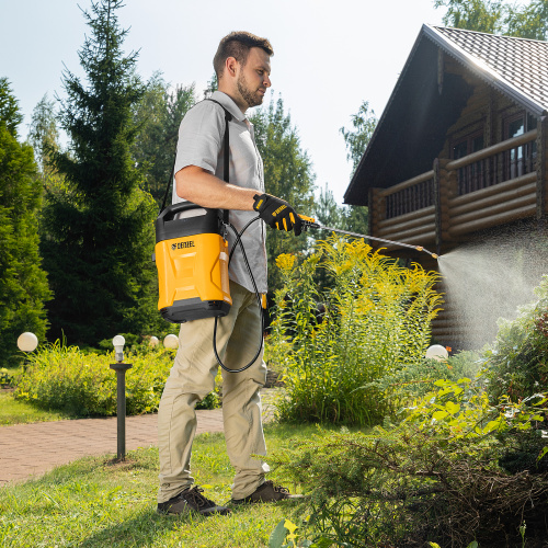 Опрыскиватель аккумуляторный D-5LI, 5 л, Li-Ion акк., 12 В, 2 Ач Denzel по ценам производителя в Екатеринбурге с доставкой по всей России