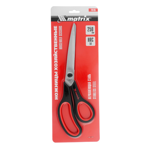 Ножницы хозяйственные, 250 мм, двухкомпонентные рукоятки Matrix по ценам производителя в Екатеринбурге с доставкой по всей России