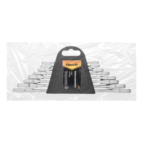 Набор ключей рожковых, 6 х 22 мм, 8 шт, хромированные Sparta по ценам производителя в Екатеринбурге с доставкой по всей России