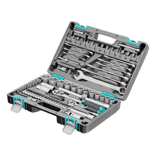 Набор инструментов, 1/2", 1/4", CrV, пластиковый кейс 82 предмета Stels по ценам производителя в Екатеринбурге с доставкой по всей России