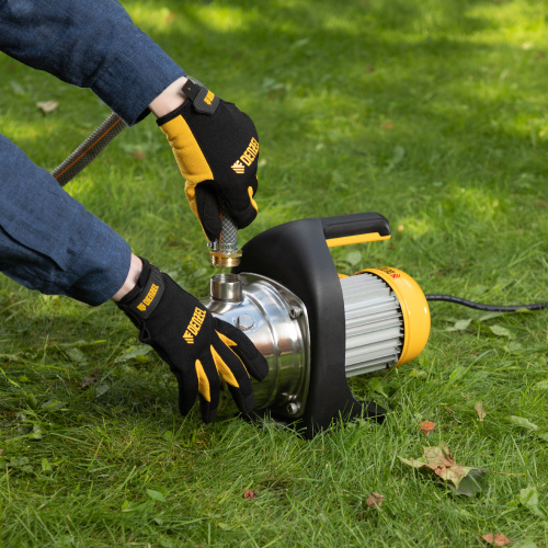 Садовый поверхностный насос GP1200Х, 1200 Вт, 3700 л/ч, подъем 46 м, нержавейка Denzel по ценам производителя в Екатеринбурге с доставкой по всей России