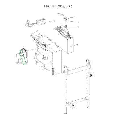 Звуковой сигнал для штабелеров SDR 1533/1536/1545S/1645/1656/2036/2045, SDK по ценам производителя в Екатеринбурге с доставкой по всей России