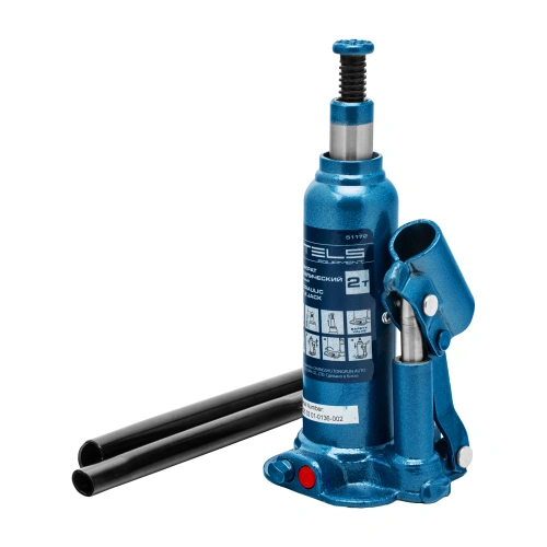 Домкрат гидравлический бутылочный, 2 т, h подъема 178-338 мм, в пластиковом кейсе Stels по ценам производителя в Екатеринбурге с доставкой по всей России