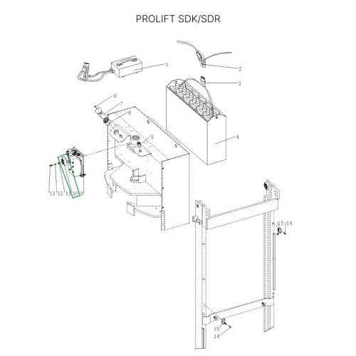 Звуковой сигнал для штабелеров SDR 1533/1536/1545S/1645/1656/2036/2045, SDK по ценам производителя в Екатеринбурге с доставкой по всей России