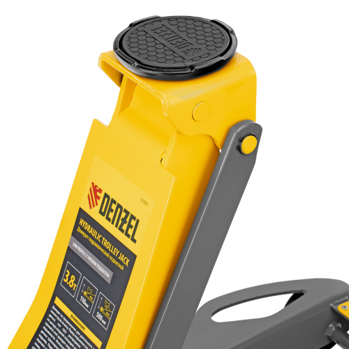 Домкрат гидравлический подкатной, 3,8 т, 110-580 мм, быстрый подъем, низкий подхват, проф. Denzel по ценам производителя в Екатеринбурге с доставкой по всей России
