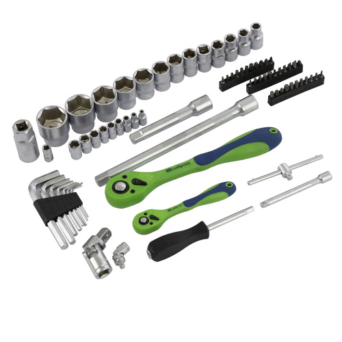 Набор инструментов 89 предметов, CrV 1/2", 1/4" Сибртех по ценам производителя в Екатеринбурге с доставкой по всей России