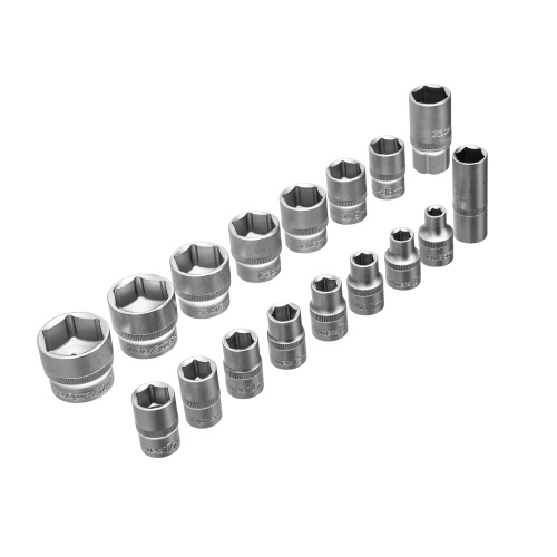 Набор инструментов, 1/2", пластиковый кейс, 32 предмета// Сибртех по ценам производителя в Екатеринбурге с доставкой по всей России