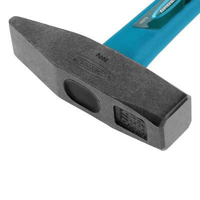 Молоток слесарный, 300 г, квадратный боек, фибергласовая обрезиненная рукоятка Gross по ценам производителя в Екатеринбурге с доставкой по всей России