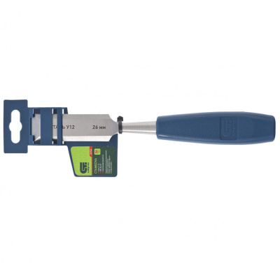 Стамеска, 26 мм, пластиковая рукоятка Сибртех по ценам производителя в Екатеринбурге с доставкой по всей России