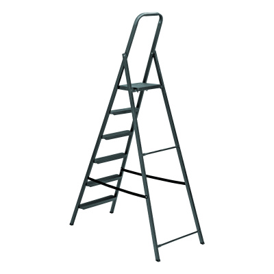 Стремянка 6 ступеней, компактная, стальная Сибртех по ценам производителя в Екатеринбурге с доставкой по всей России