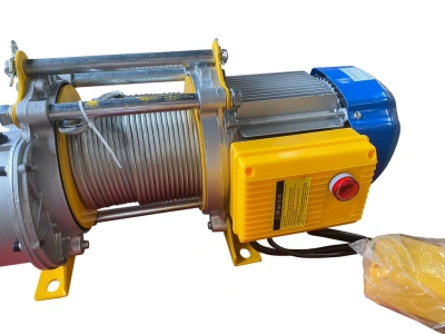 Лебедка электрическая  500/1000кг  50/25м с канатом 220В алюминиевый корпус TOR KCD (TSA) купить в Москве с доставкой по всей России | ProtosMarket.ru