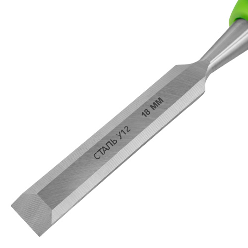 Долото-стамеска, 18 мм, двухкомпонентная рукоятка Сибртех по ценам производителя в Екатеринбурге с доставкой по всей России