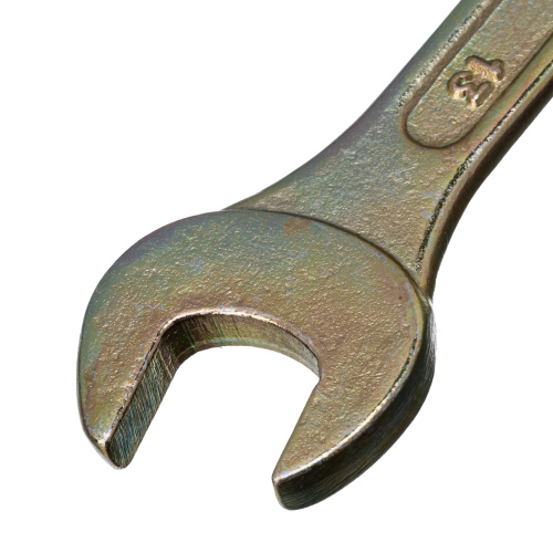 Ключ рожковый, 13 х 14 мм, желтый цинк Сибртех по ценам производителя в Екатеринбурге с доставкой по всей России