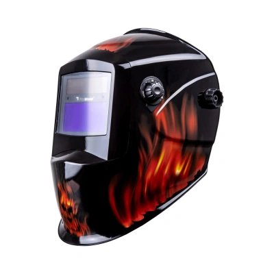 Маска сварщика КОРУНД-2 "пламя" (ф-р 7100V) без коробки по ценам производителя в Екатеринбурге с доставкой по всей России