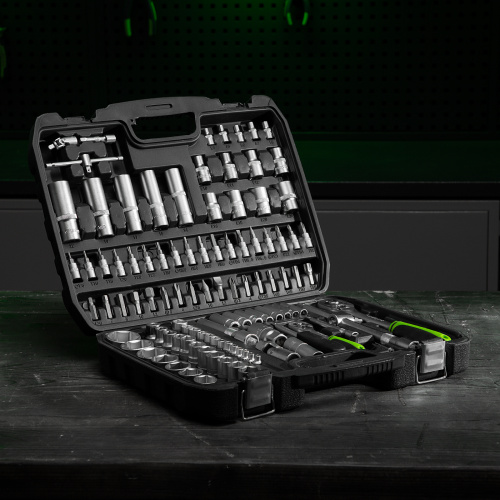 Набор инструмента, 1/2", 1/4", пластиковый кейс,94 предмета Сибртех по ценам производителя в Екатеринбурге с доставкой по всей России