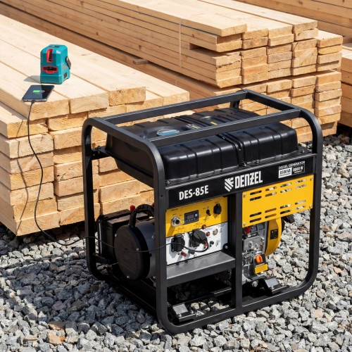 Генератор дизельный DES-85E, 8,5 кВт, 230 В, 16 л, электростартер Denzel по ценам производителя в Екатеринбурге с доставкой по всей России