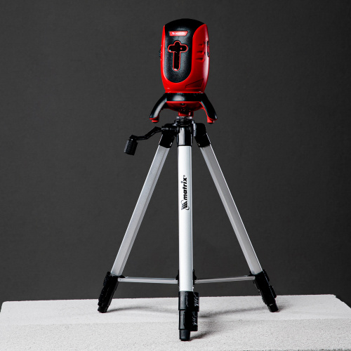 Лазерный уровень ML01T, дальность 10 м, точность ± 0,5 мм, / 1 м, длина волны 650 нм, проекция 1 вертикальная 1 горизонтальная плоскость, резьба под штатив 5/8", штатив в комплекте Matrix по ценам производителя в Екатеринбурге с доставкой по всей России