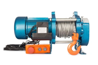 Лебедка электрическая  300 кг  30 м с канатом 220 В TOR KCD по ценам производителя в Екатеринбурге с доставкой по всей России