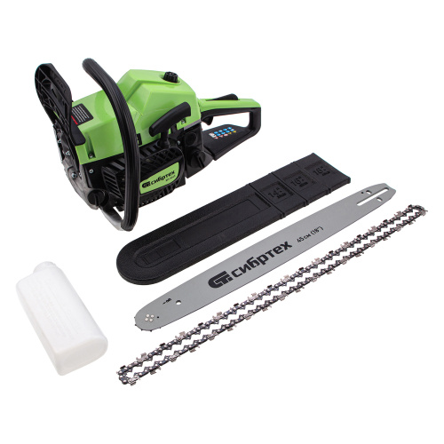 Пила цепная бензиновая БП-5245, 52 см3, шина 45 см, шаг 0.325, паз 1,5 мм, 72 звена Сибртех по ценам производителя в Екатеринбурге с доставкой по всей России