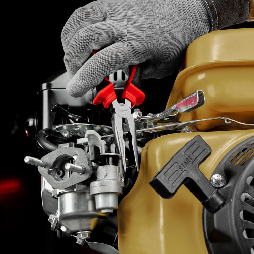 Длинногубцы прямые, 160 мм, хром-ванадий, двухкомпонентные рукоятки Matrix по ценам производителя в Екатеринбурге с доставкой по всей России